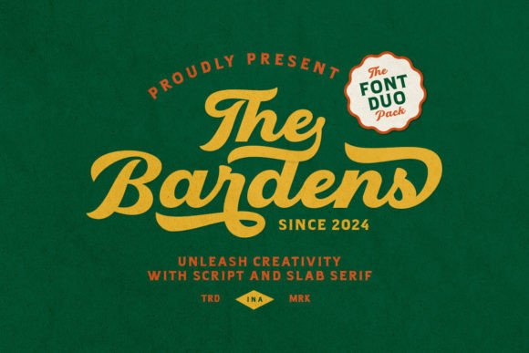 Bardens Font Duo: A Retro Powerhouse for Bold Branding
