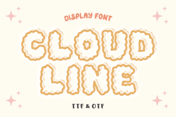 Cloud Line: The Playful Typeface for Fun and Engaging Designs