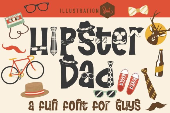 Hipster Dad: The Modern Typeface with Classic Charm