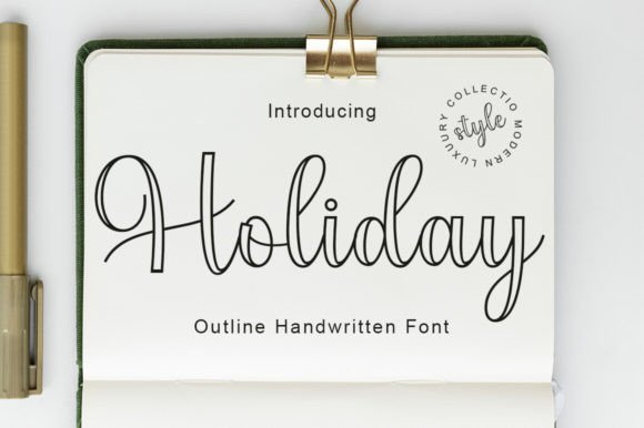 Holiday: The Script Font That Captures Timeless Elegance
