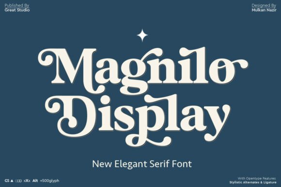 Magnilo Display: A Serif for Modern Brands