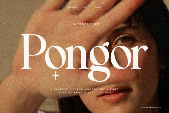 Meet Pongor: Retro Serif Elegance for Modern Brands