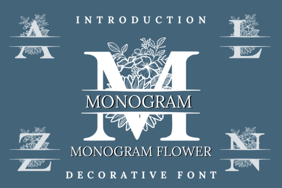 Monogram Flower: Adding Botanical Elegance to Your Typography