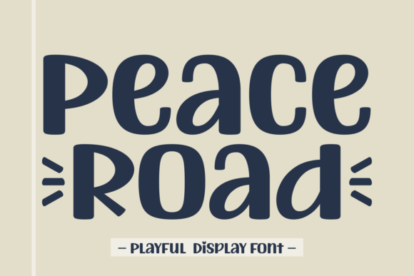 Peace Road Display Fonts: Where Handmade Charm Meets Modern Design