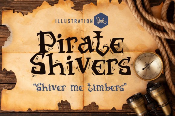 Pirate Shivers: A Handmade Font with Character