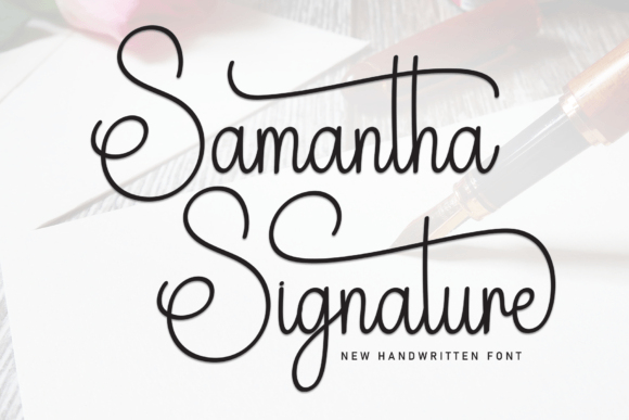 Samantha Signature: The Elegant Handwritten Font for Modern Projects
