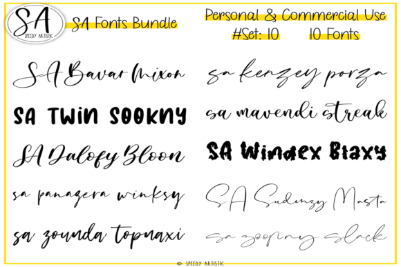 Script and Handwritten Bundle 10: Your Everyday Creation Toolkit