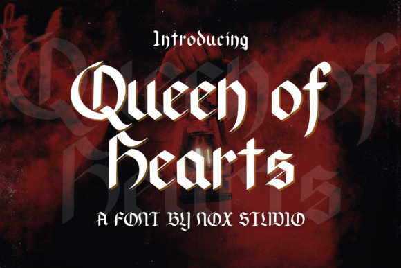 Unveiling Queen of Hearts: A Gothic Font with Roman Soul