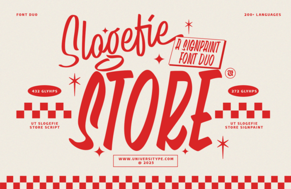 UT Slogefie Store: The Dynamic Font Duo for Vibrant Design